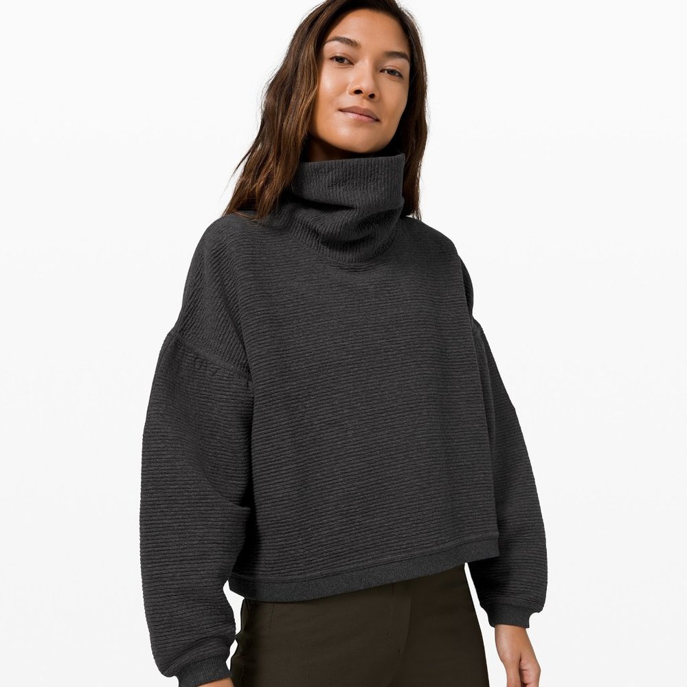 Lululemon Peaceful Moments Pullover L/XL Graphite